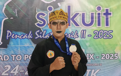 Alif Fachry Abdullah Kembali Menorehkan Prestasi, Kali ini Sukses di Kejuaraan Pencak Silat Kejurda Road to Porprov Gresik