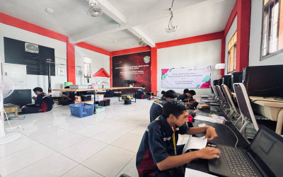 Melangkah ke Dunia Industri: UKK Jurusan TKJ SMK Muhammadiyah 3 Gresik Diperkuat Telkom Akses